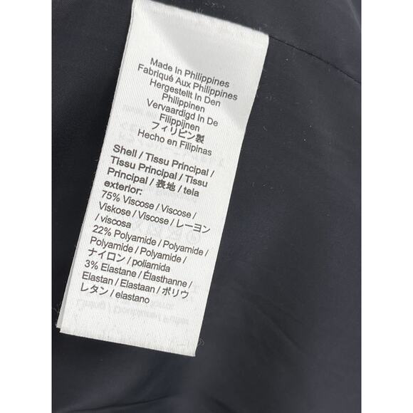 J Crew Going Out Blazer In Stretch Twill Black Size 16 - Picture 6 of 9